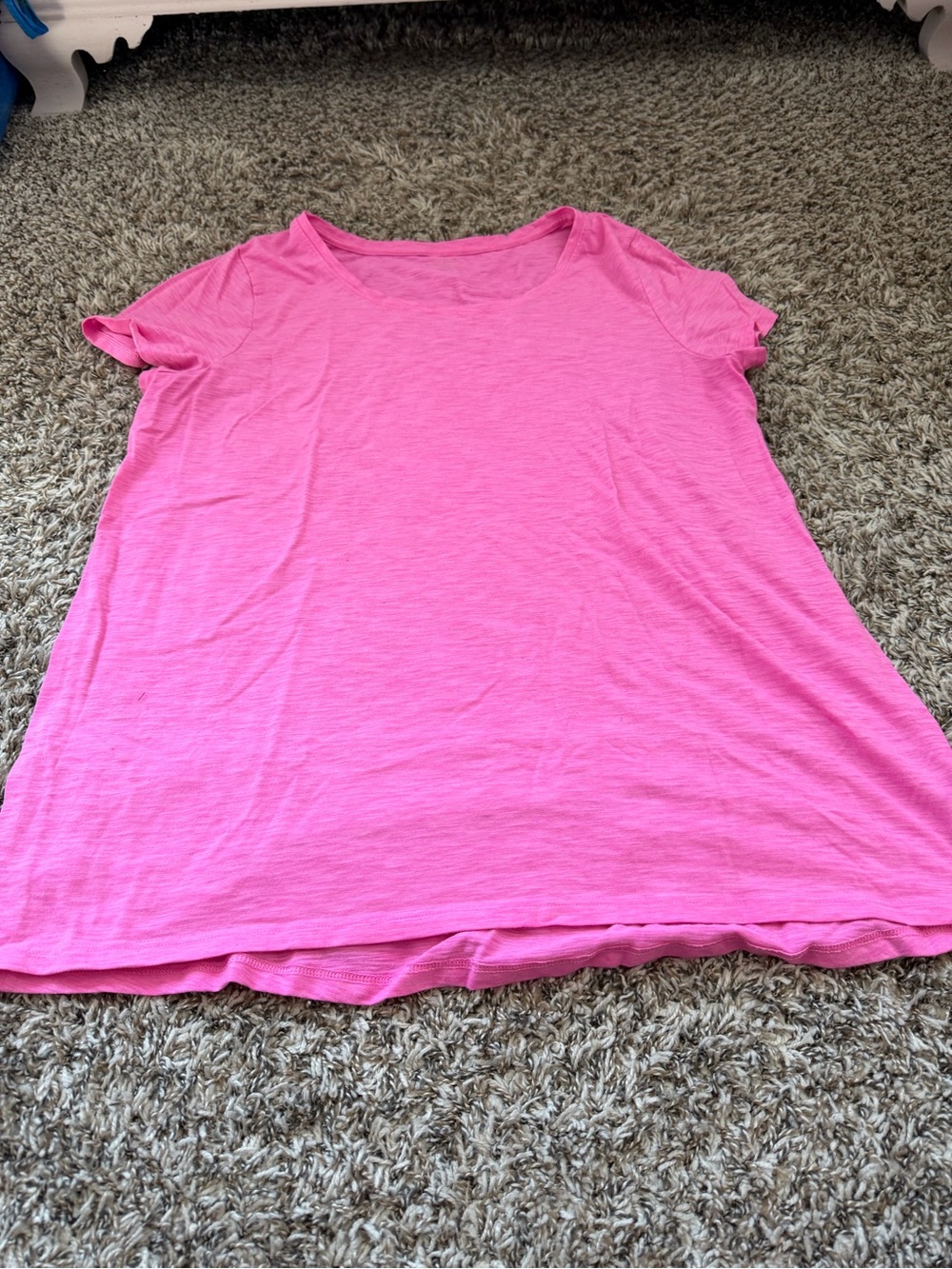 Lilly Pulitzer Neon Pink Scoop Neck Short Sleeve Tee